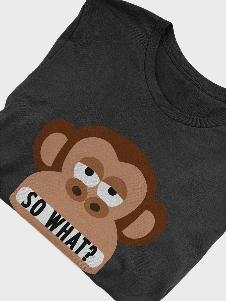Rude Bored Monkey Doesn't Care T-Shirt product image (4)