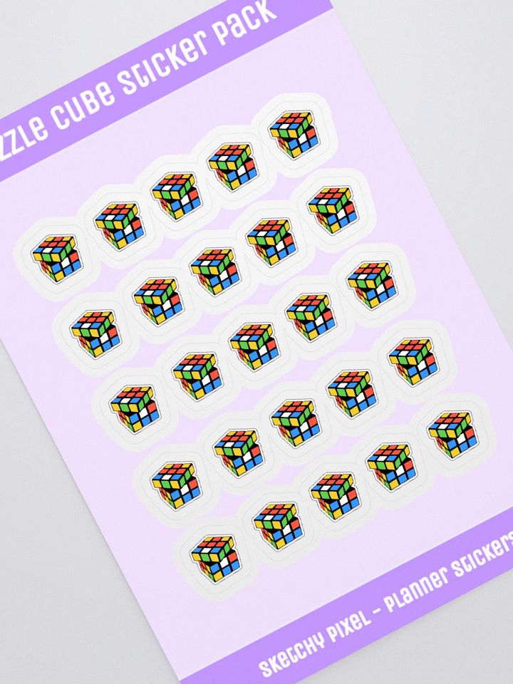 Puzzle Cube Sticker Pack product image (2)