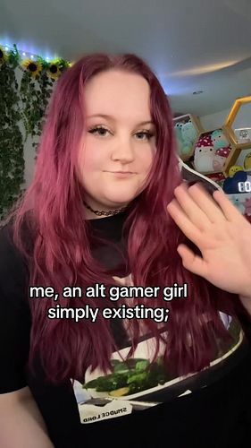 i am living proof 🥹 #gamer #gamergirl #twitch #twitchstreamer #bodypositive #plussize #trending #county #altgirl