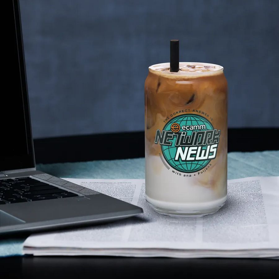 Ecamm Network News 16oz Glass product image (33)