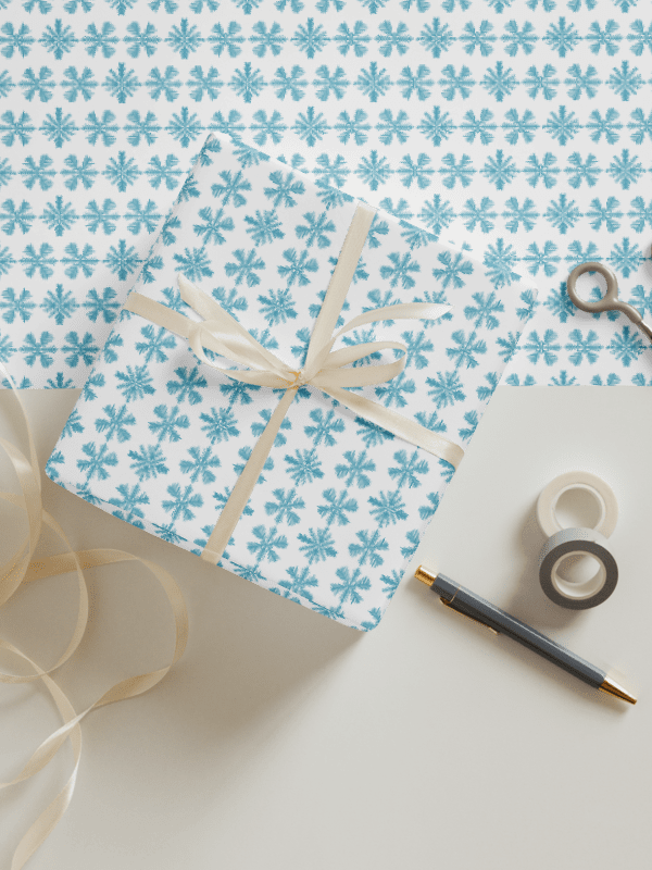 Simple Snowflakes Wrapping Paper product image (4)