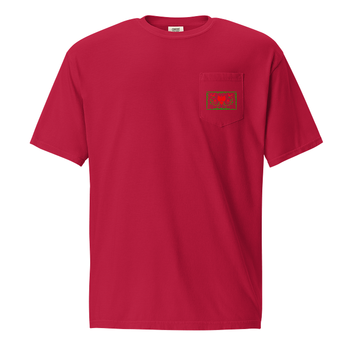 Hungarian Floral and Bird Design Pocket Tee product image (1)