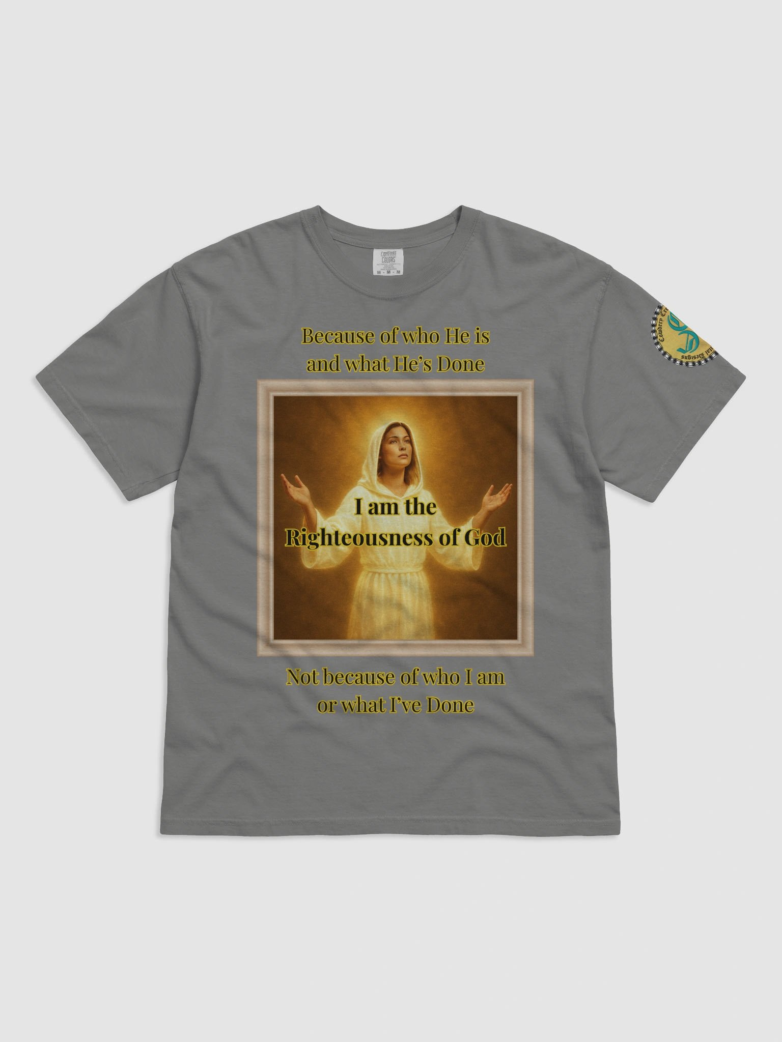 I am the Righteousness of God (Female) Comfort Colors Garment-Dyed Heavyweight T-Shirt Colors (3) product image (1)