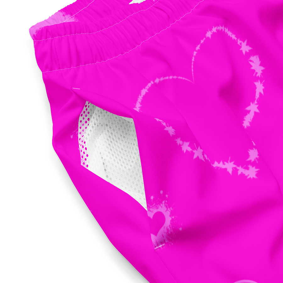 Hot Pink Hearts Swim Trunks product image (5)