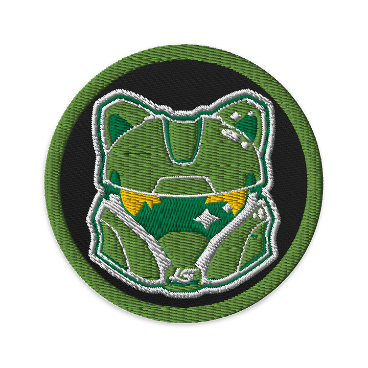 Kitty Helmet Patch - Green product image (1)