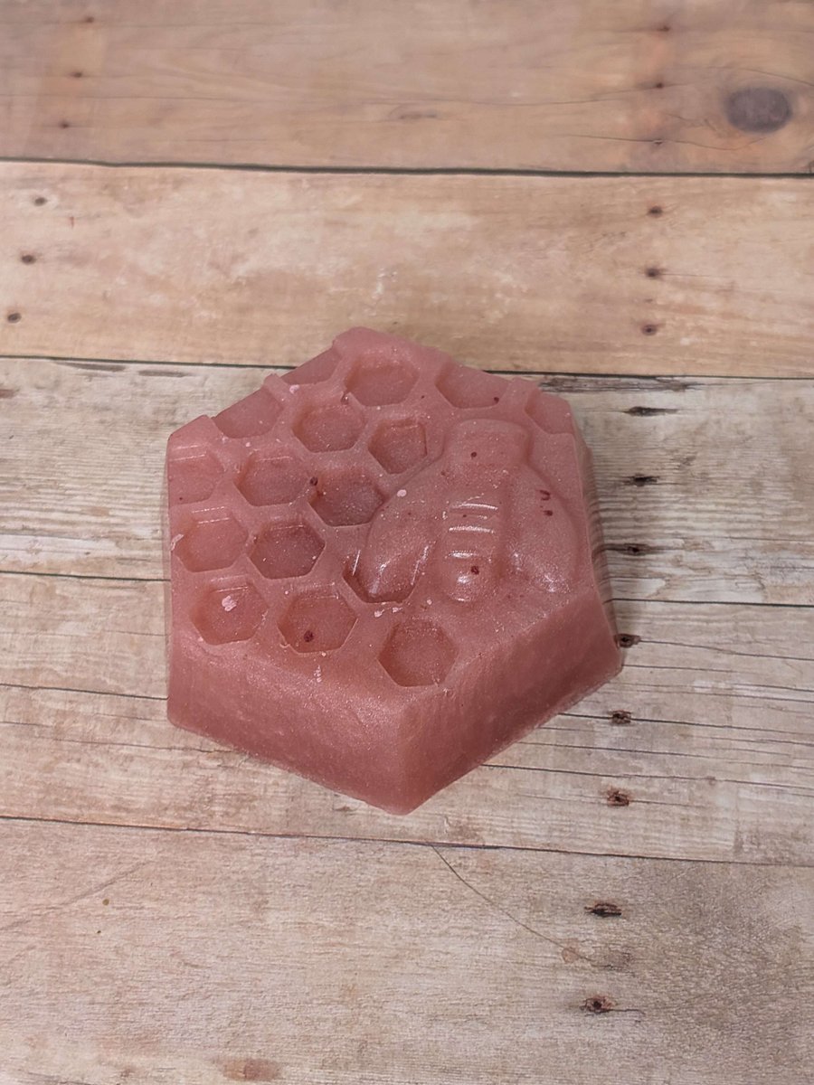 Pink Honeycomb Handmade Soap product image (1)