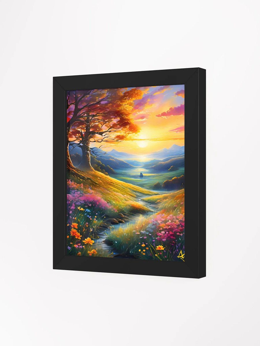 Summer Meadow: AI Art Print - Framed Wall Decor product image (41)