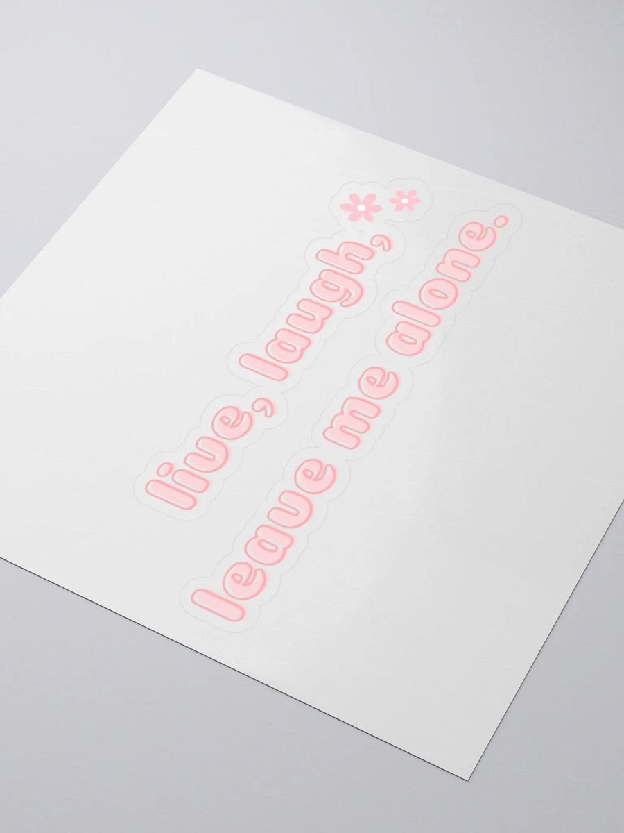 Leave me alone sticker product image (3)