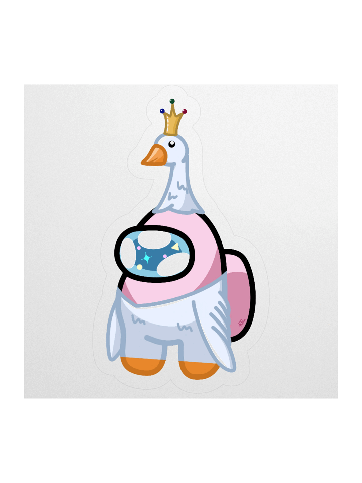 Swan Princess Bean Body Sticker product image (3)