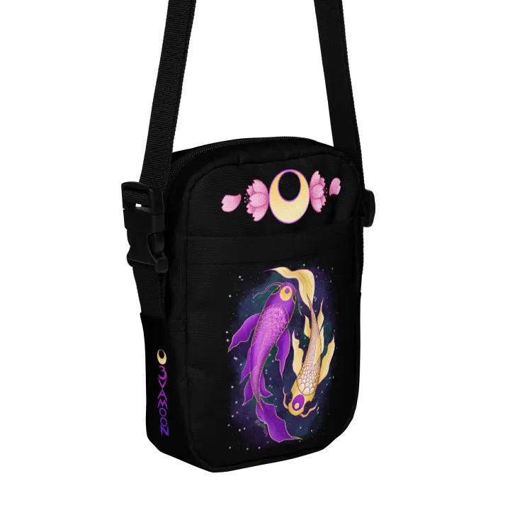 Moonie Koi & Blossoms Crossbody Bag product image (1)