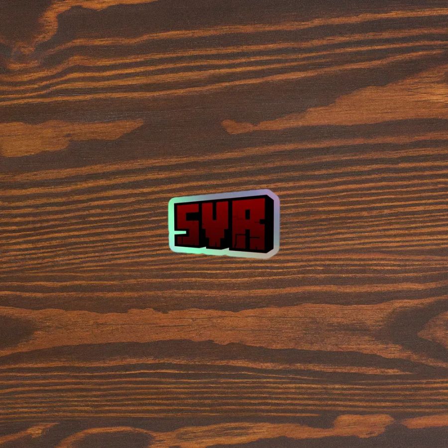 SVR Holo Logo Sticker product image (5)