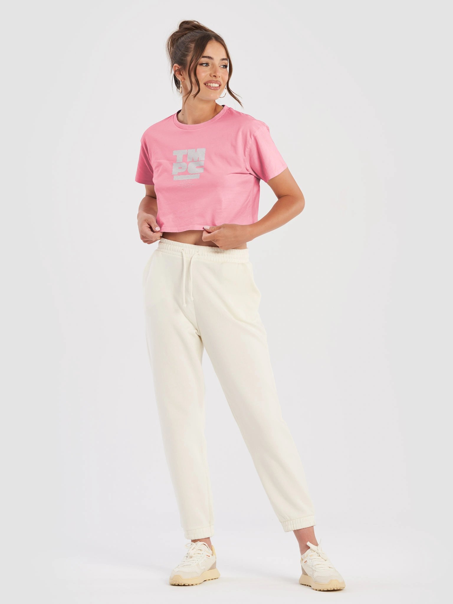 Boxy Modern TMPC Logo Shirt: Pink product image (3)