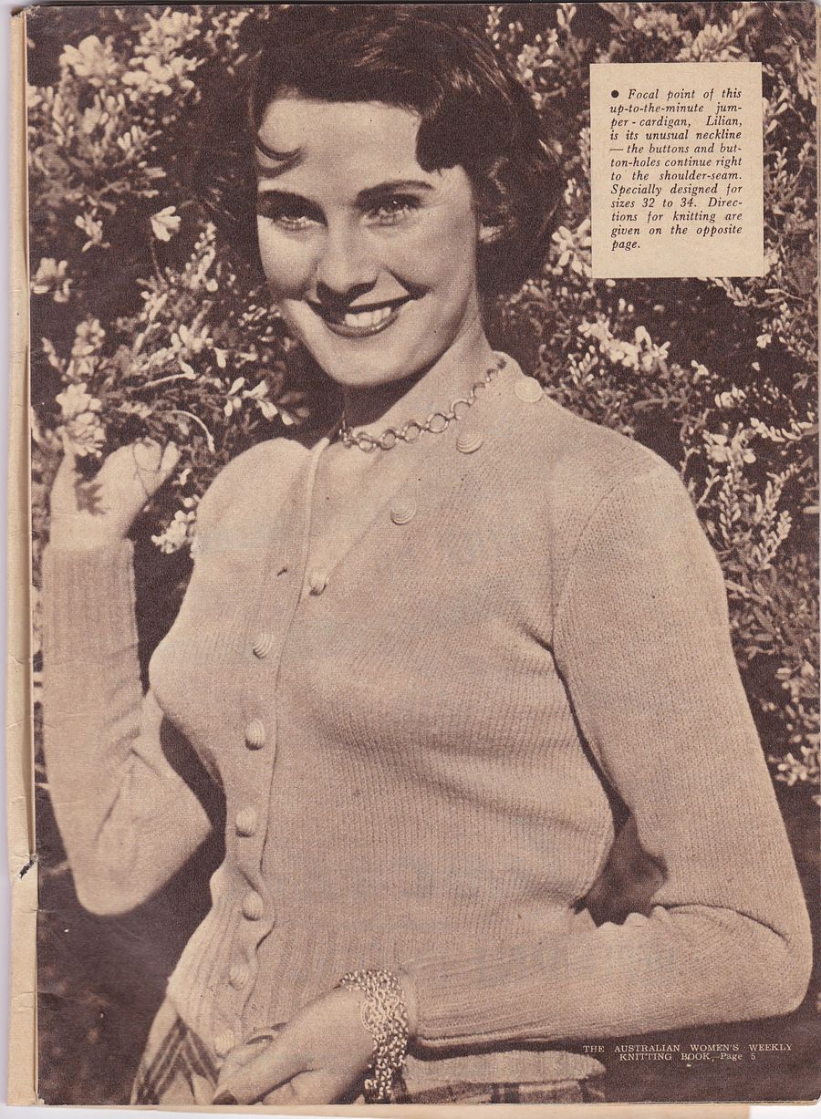 Vintage Australian Women's Weekly Knitting Pattern book product image (6)