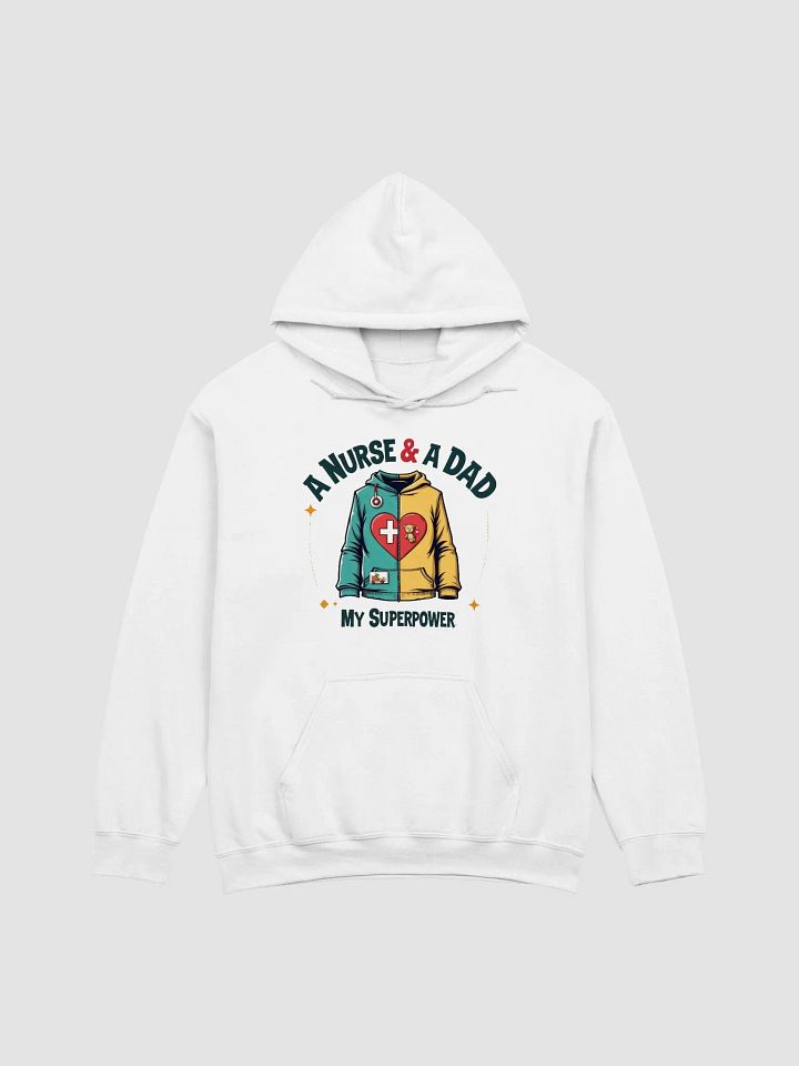 My Superpower Nurse & Dad Hoodie product image (5)