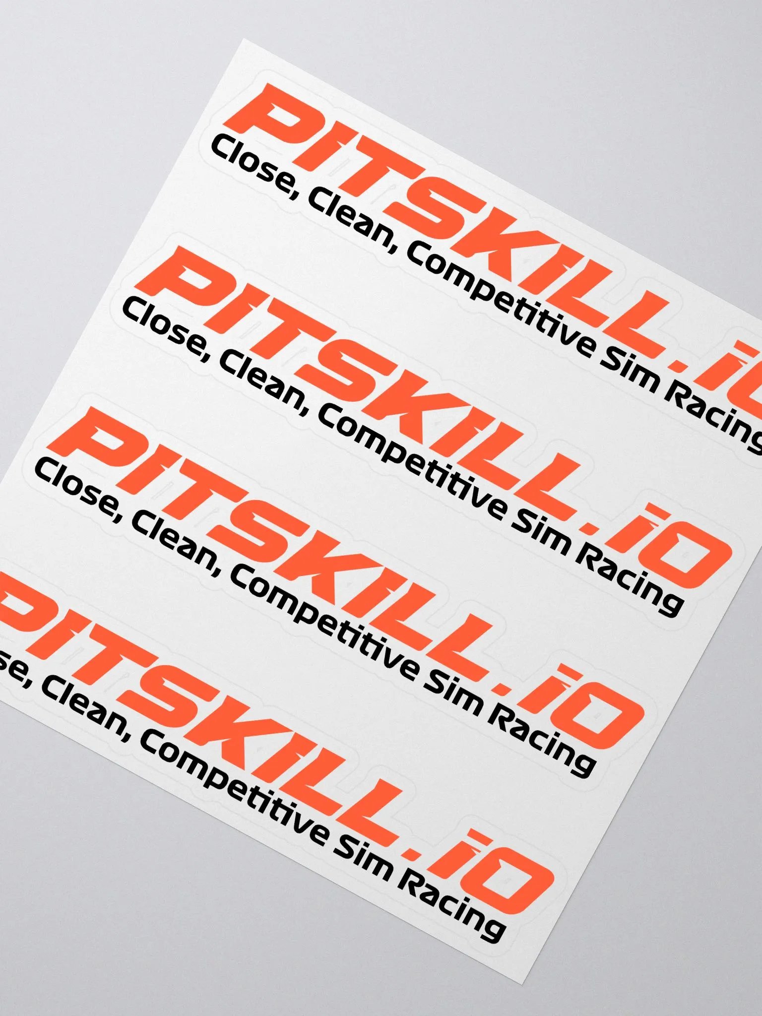 PitSkill Tagline Sticker Sheet product image (2)