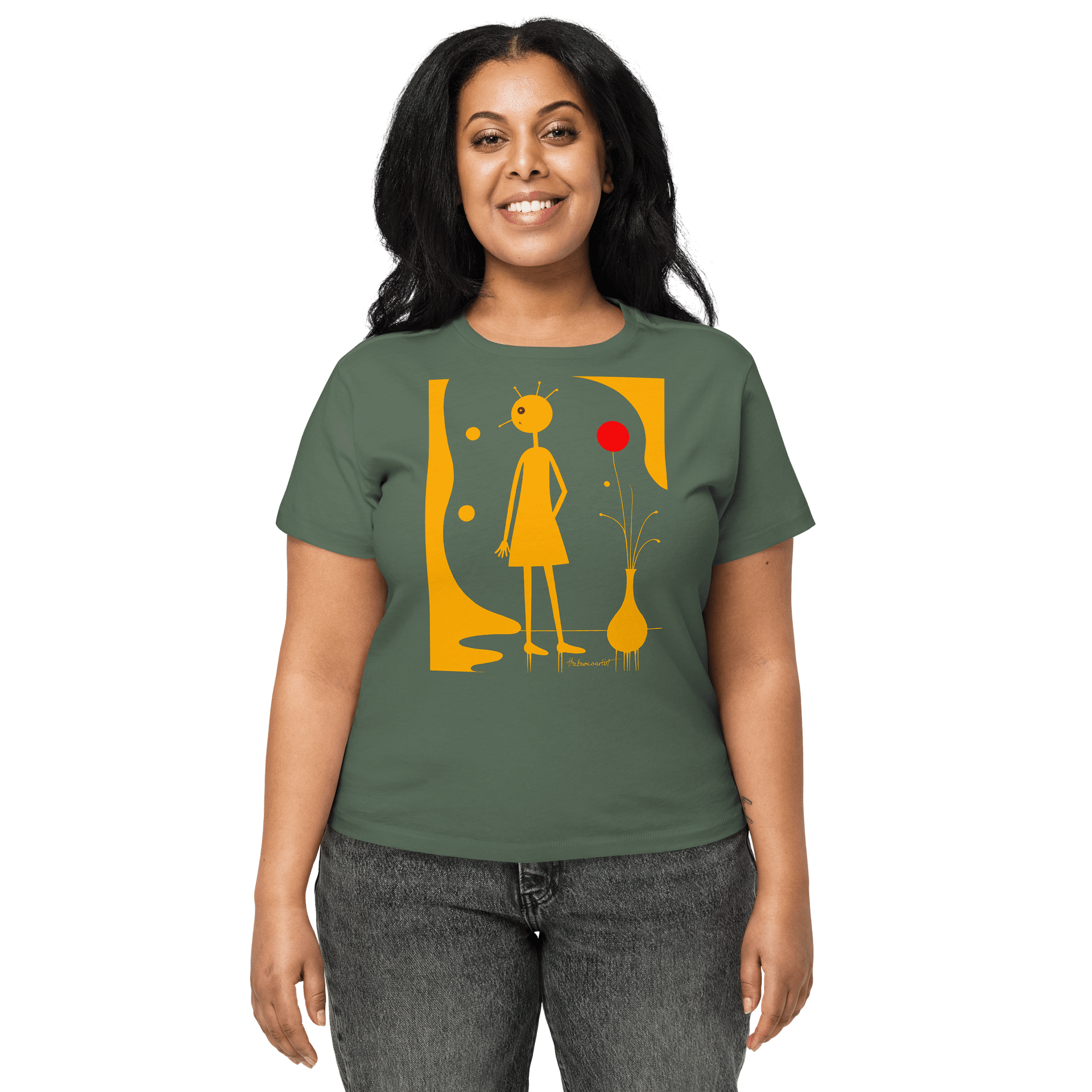 Cotton Heritage Women's High-Waisted Tee product image (2)