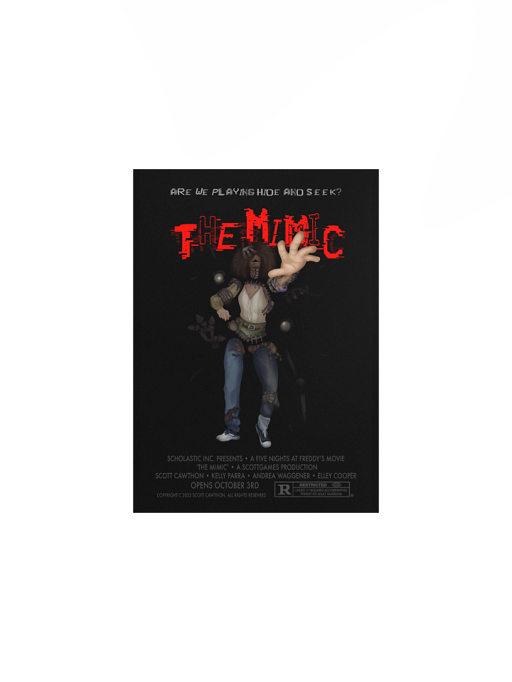 Mimic Epilouges Slasher Poster - FNAF - Cori Art Print product image (1)