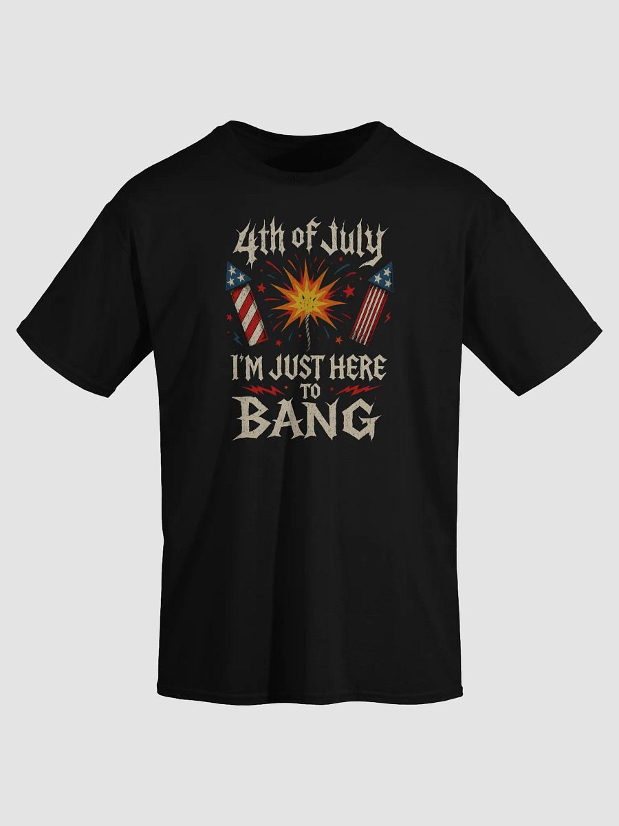 I'm Just Here to Bang Funny Fireworks 4th of July T-Shirt product image (51)