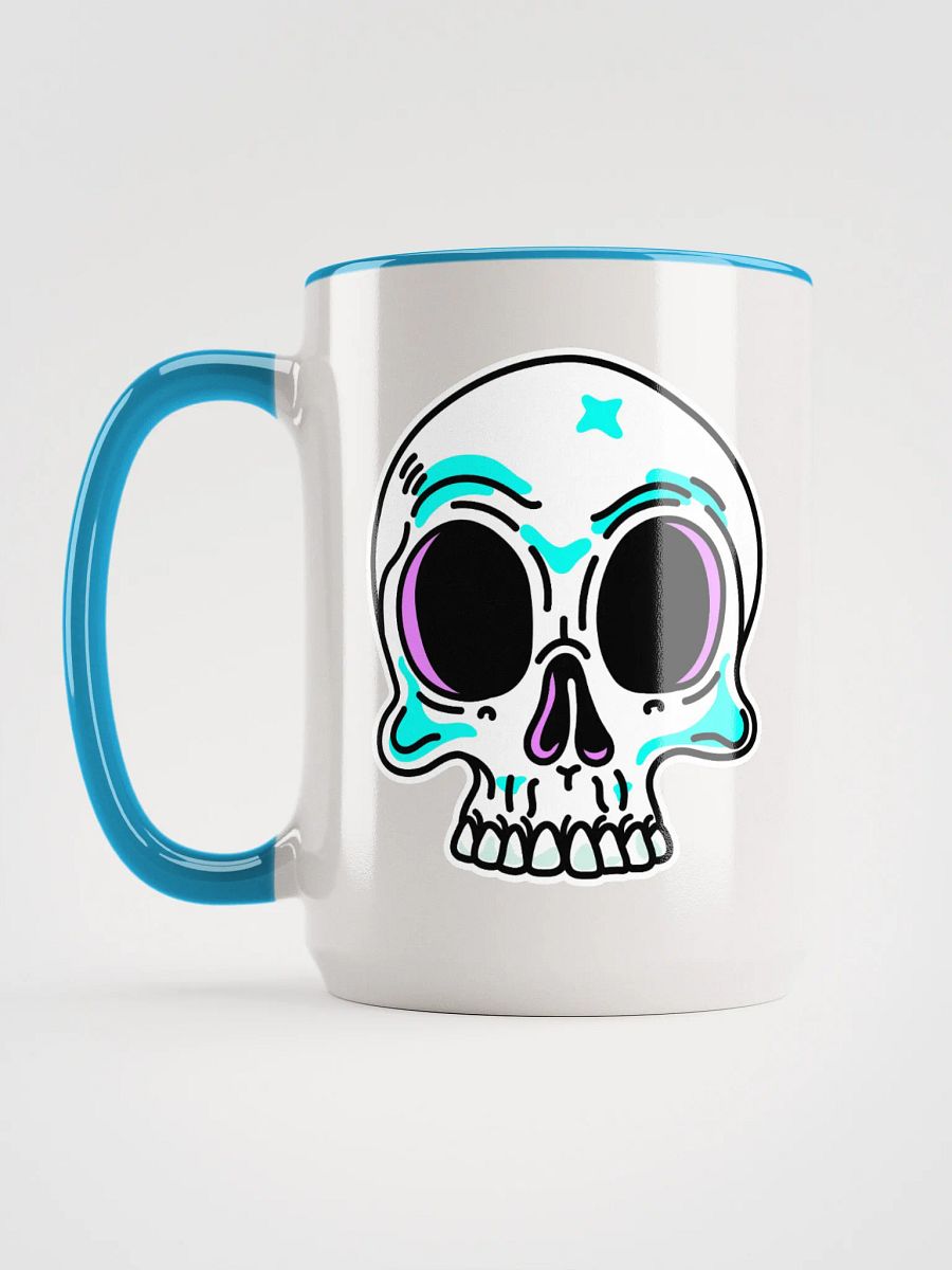 Blue Octo Cube Ft. Skull - Mug product image (3)