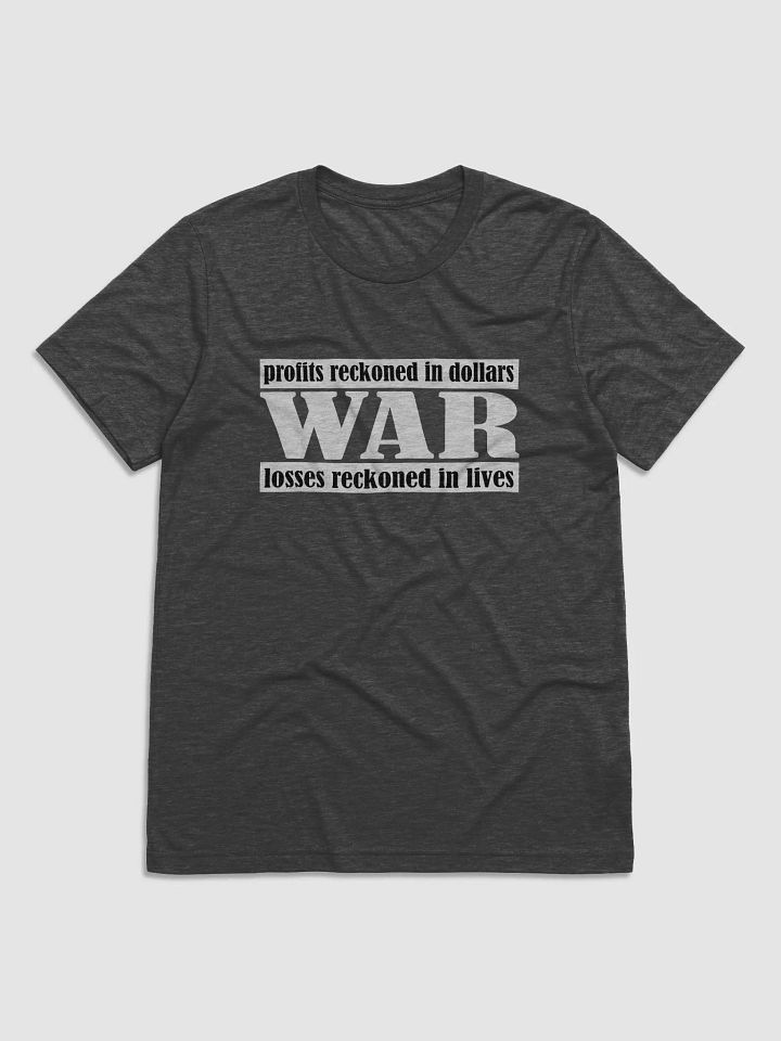 The Cost Of War - Bella+Canvas Triblend Short Sleeve T-Shirt product image (2)