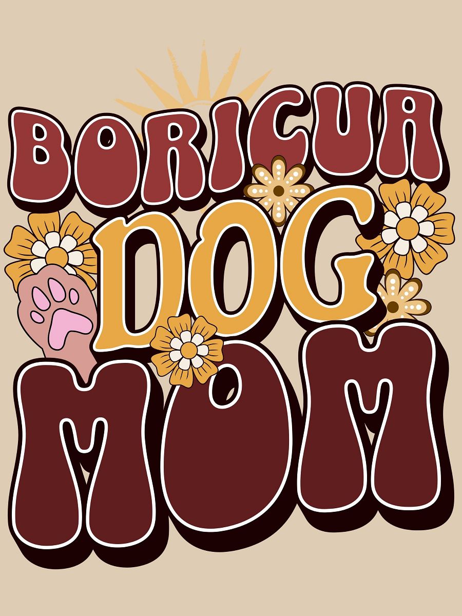 Boricua Dog Mom Camiseta Unisex product image (1)