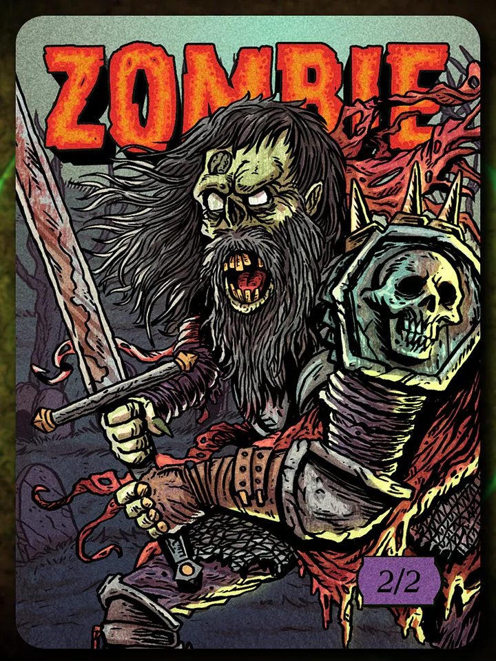 Zombie 2/2 Full Art Token product image (1)