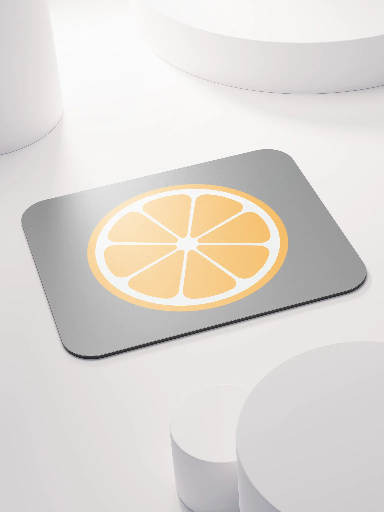 MIKAN Mouse Pad (Orange × Gray) product image (4)