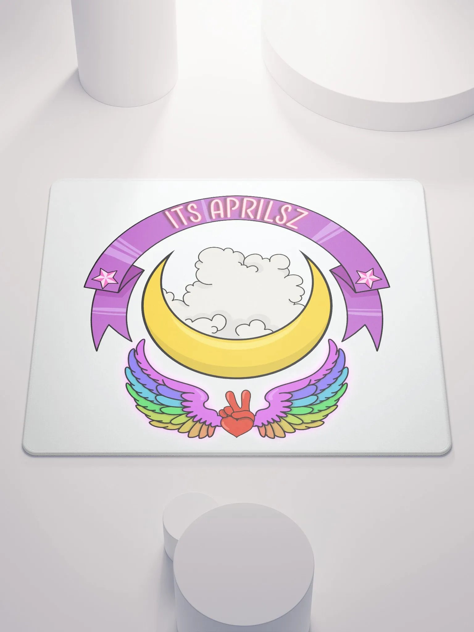 Its Aprilsz Channel Logo Gaming Mouse Pad product image (1)