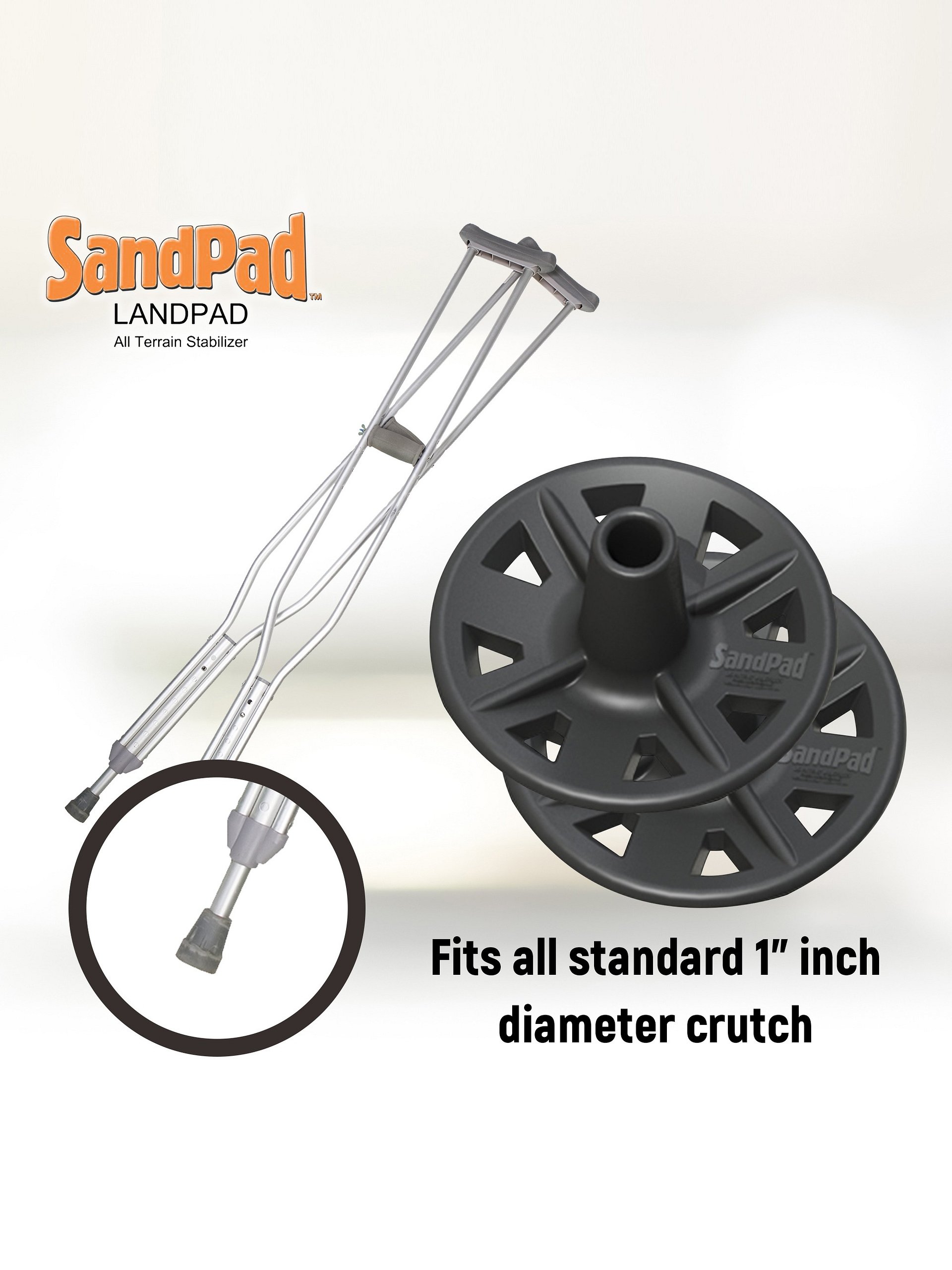 SandPad LandPad Paired Pack for Crutches product image (2)