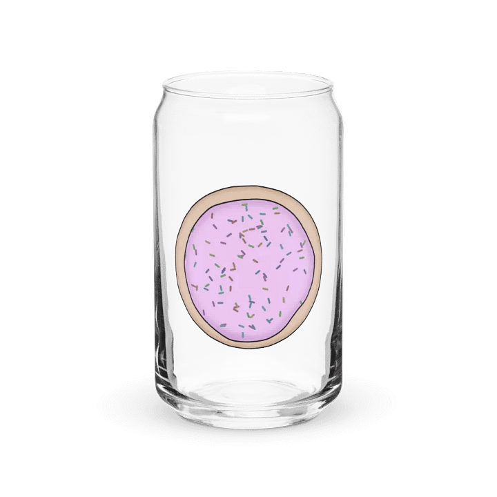 Frosted sugar cookie drinking glass product image (1)
