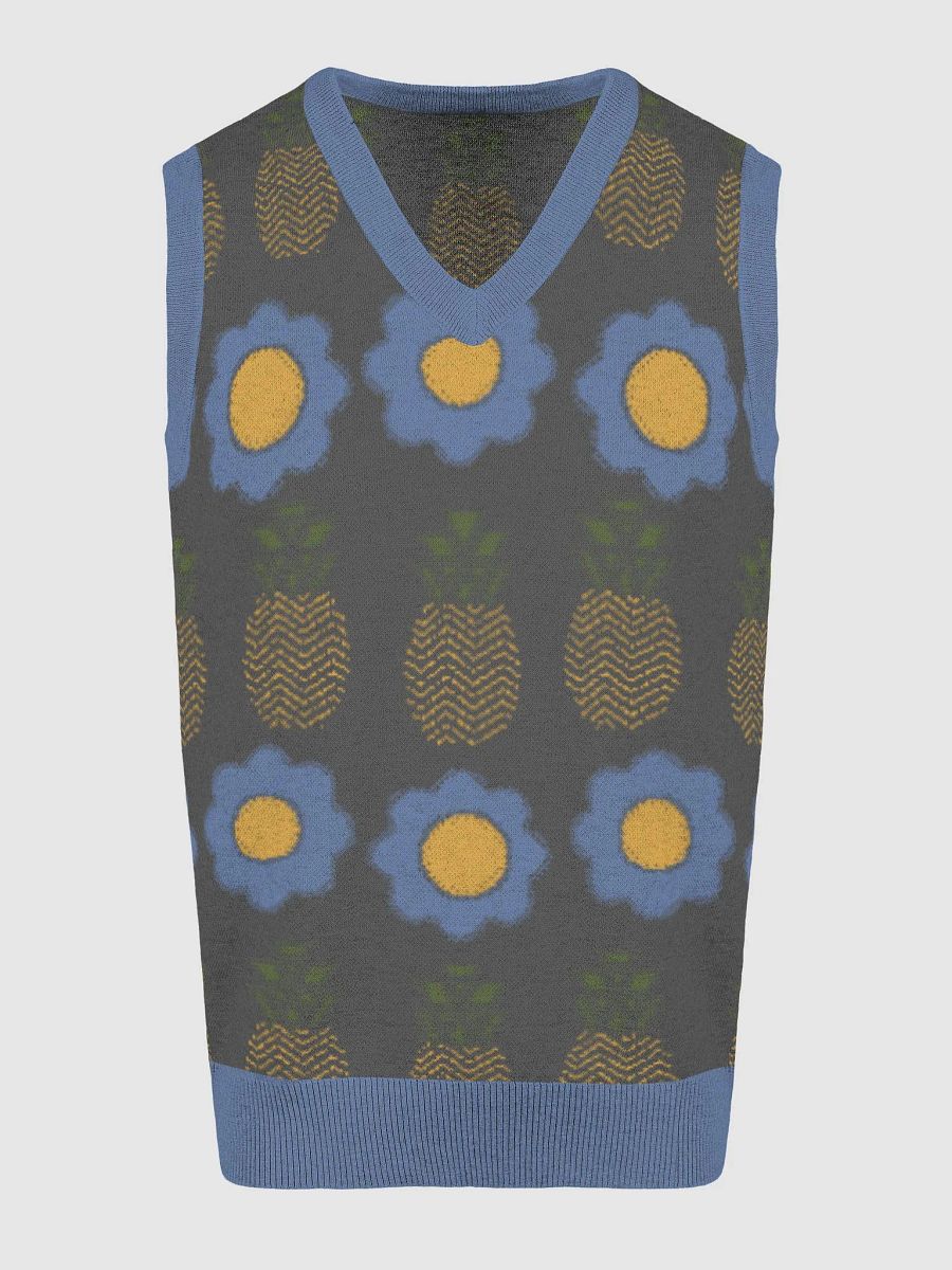 Pineapple Floral Vibe Knitted Vest product image (10)