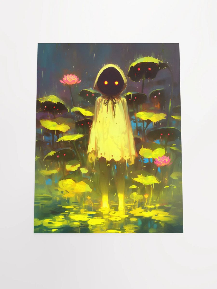 Glowing Eyes in the Rain: Matte Poster Print product image (7)