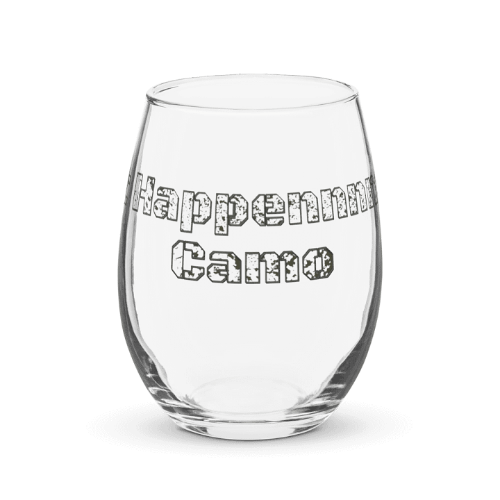 Stemless Wine Glass - It Happennnns Camo product image (1)