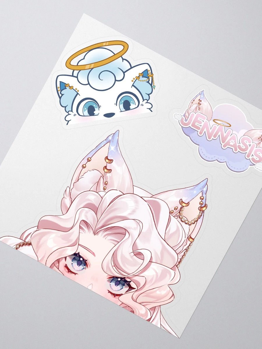 Peeking Sticker Pack - Jenna Focus product image (1)