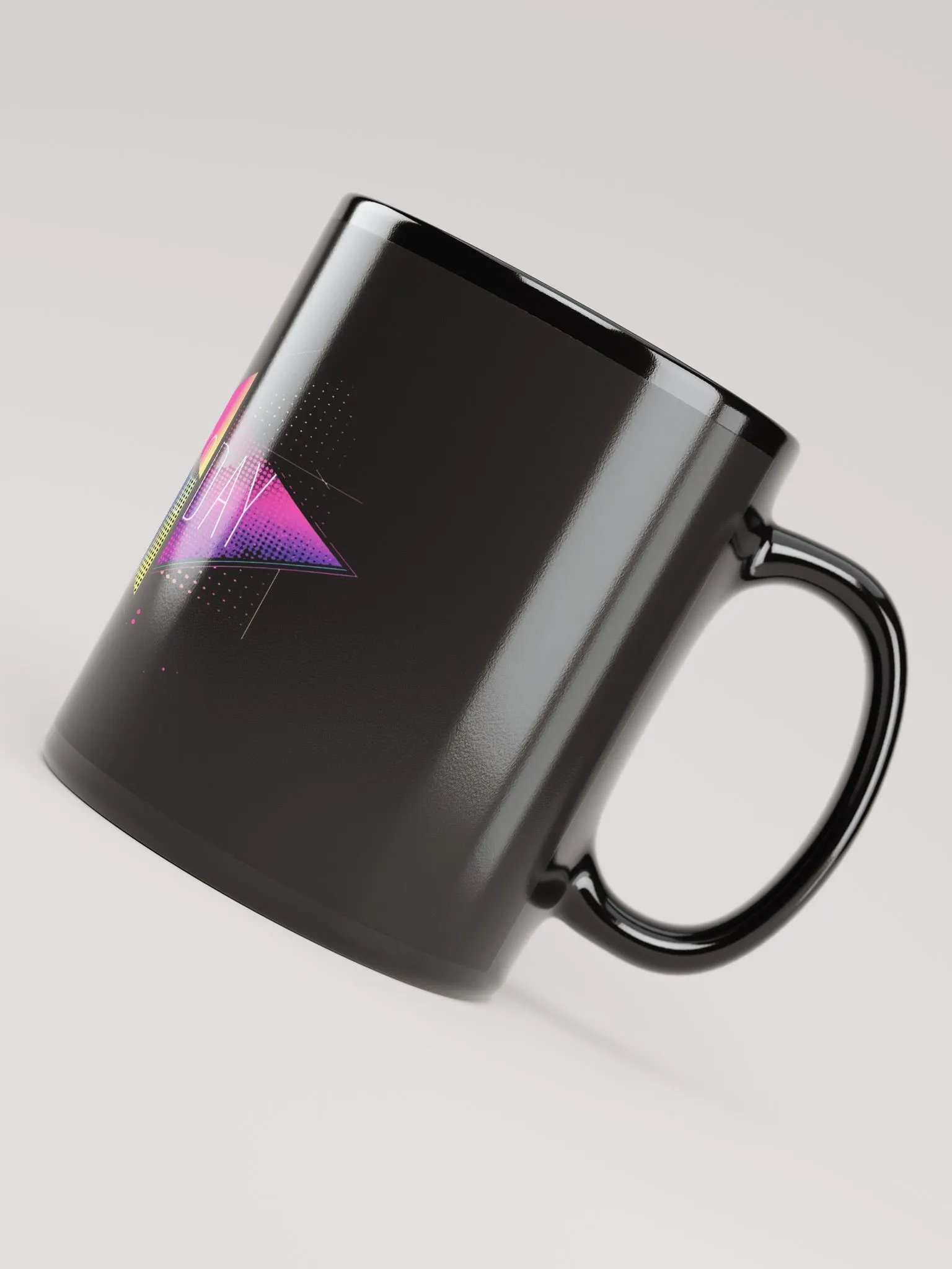 Retro Today Black Synthwave Mug product image (5)