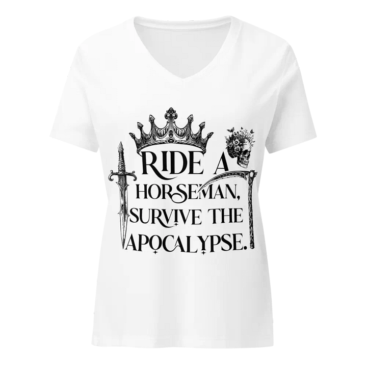 Ride a Horseman Bella+Canvas Women's Relaxed V-Neck T-Shirt product image (25)