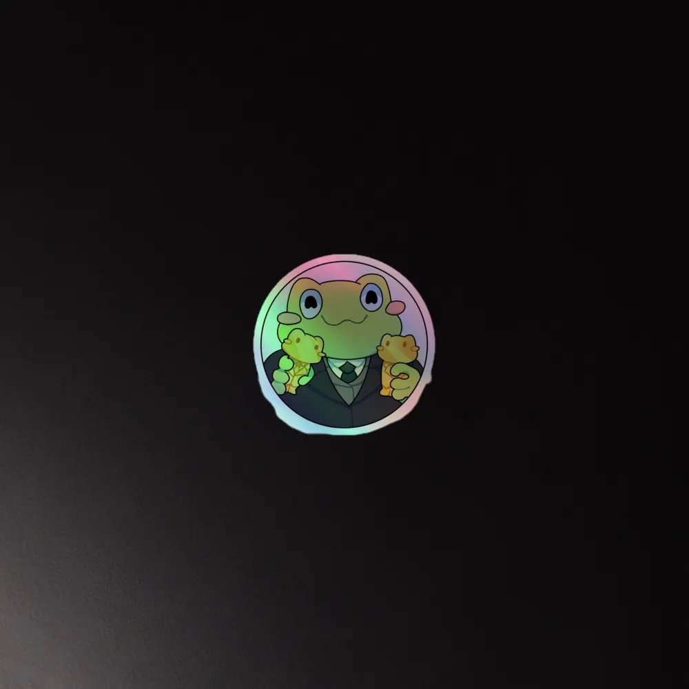 Croakitoad Croaki Awards Holographic Sticker product image (4)