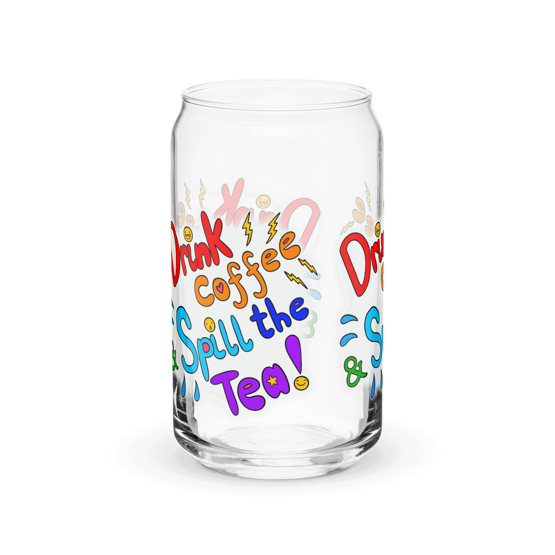 Drink coffee& spill the tea! (Colourful) product image (8)