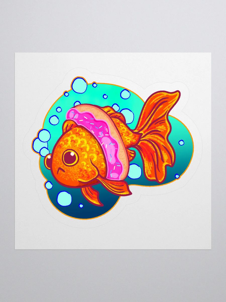 Donut Stop Swimming Sticker product image (1)