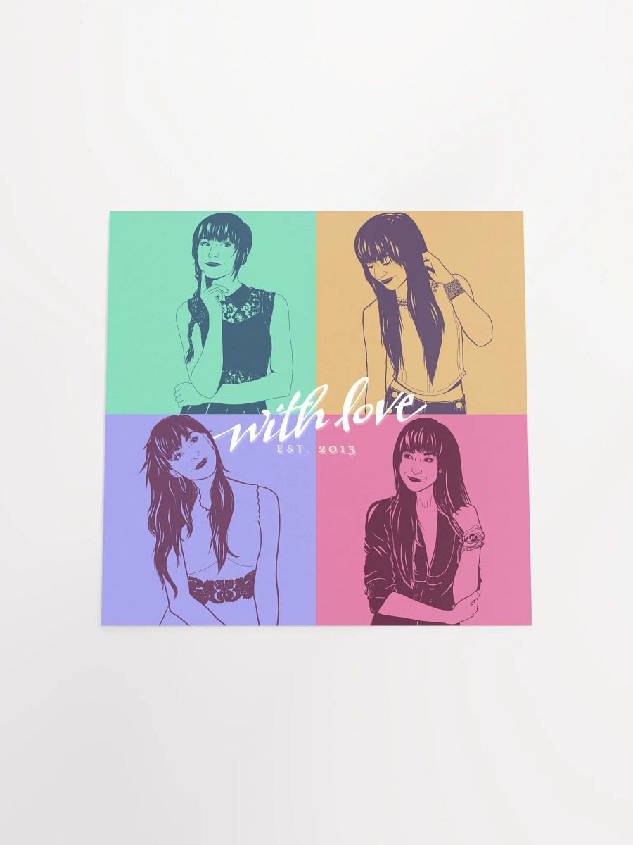 With Love Pop Art Poster product image (4)