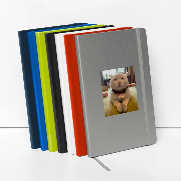 Whimsical Cat Hardcover Notebook product image (2)