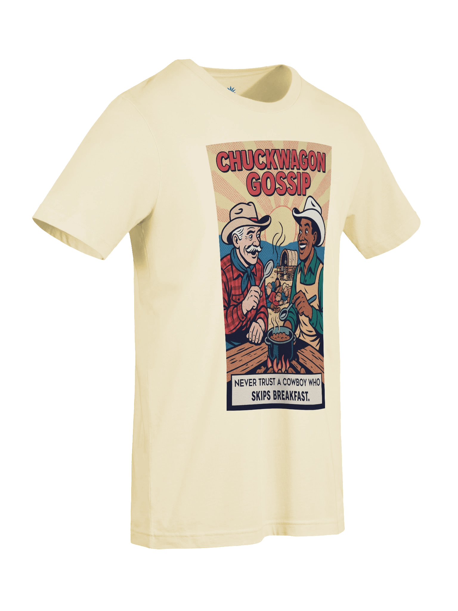 Never Trust a Cowboy Who Skips Breakfast Chuckwagon Gossip Texas Concert Tee Fit Unisex T-Shirt product image (93)