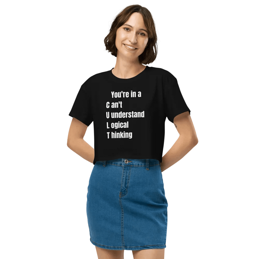 Pris-You're In A Cult-AS COLOUR WOMEN'S PREMIUM CROP TOP product image (3)