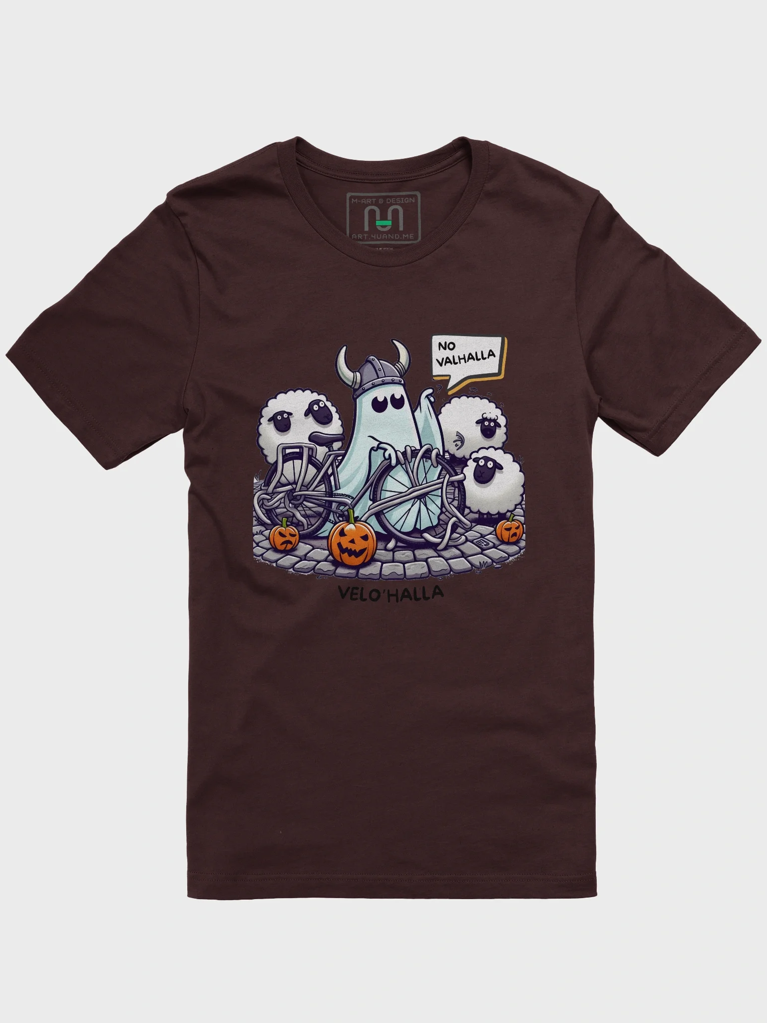 Viking Ghost Rider - No Valhalla Tee product image (1)