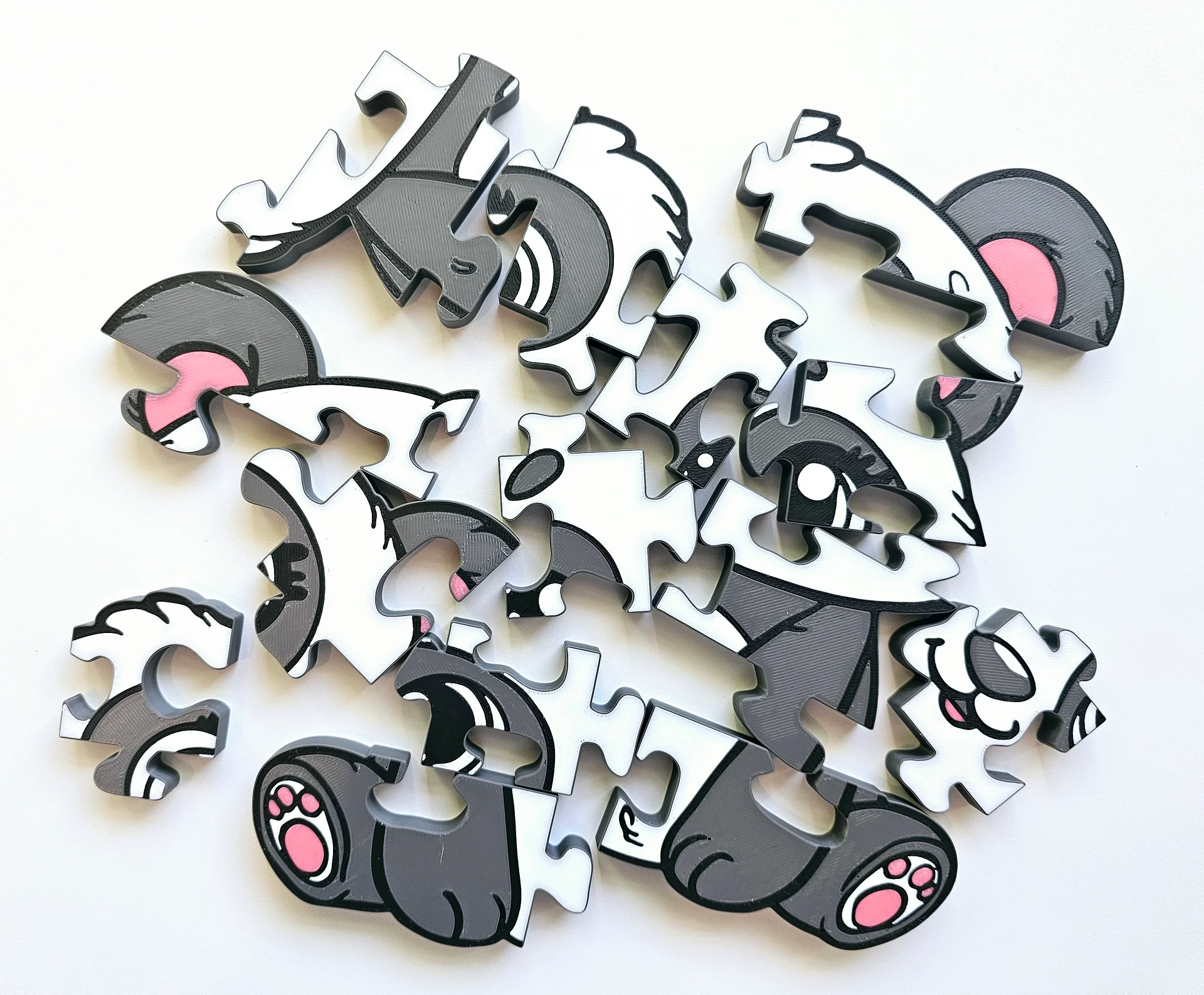 Panda 3D Printed Jigsaw Puzzle – A Bamboo-Loving Adventure in Every Piece! product image (2)