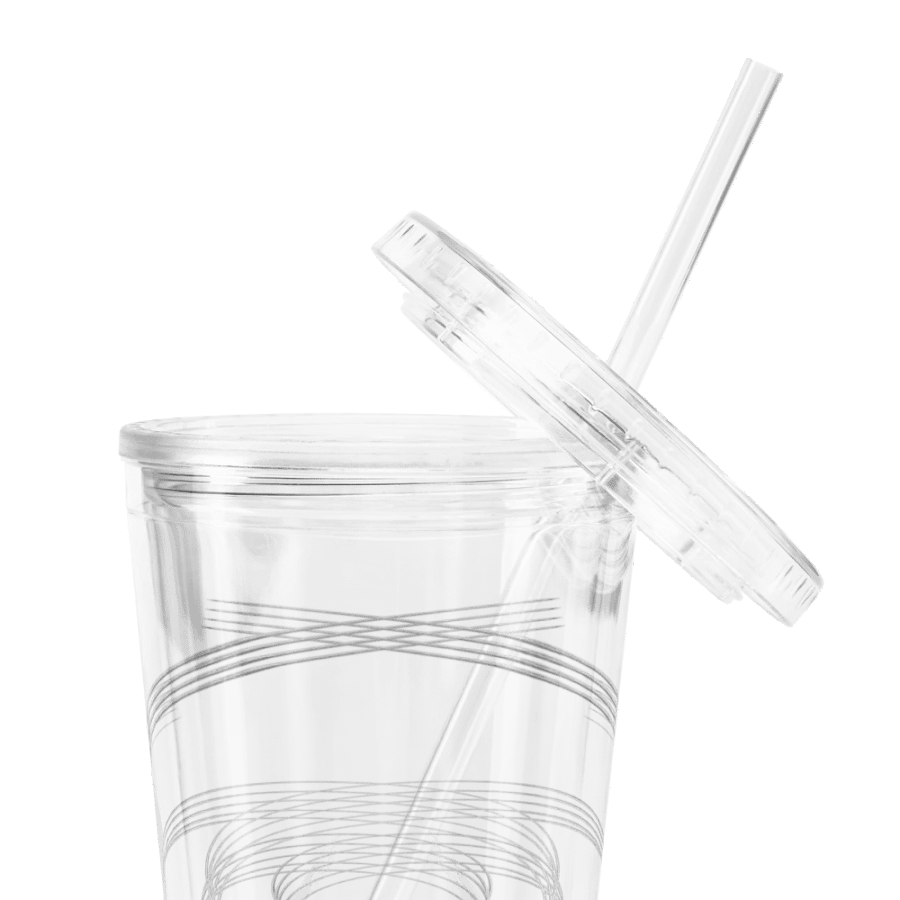 Double Wall Clear Plastic Tumbler (16 oz) - Mr. I'm Not Important product image (5)