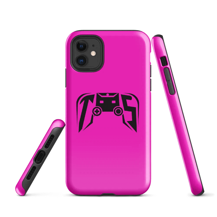 Tough Logo Case for iPhone® (Hot Pink) product image (1)