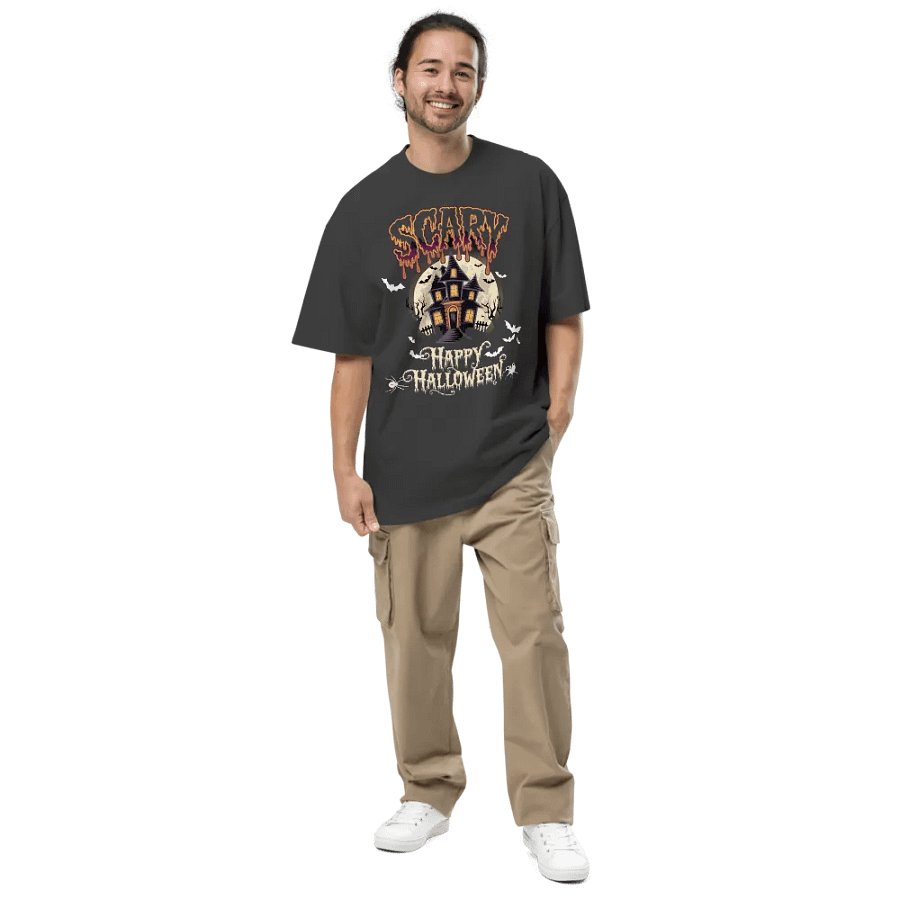 Glowing Haunted House Halloween T-Shirt product image (4)