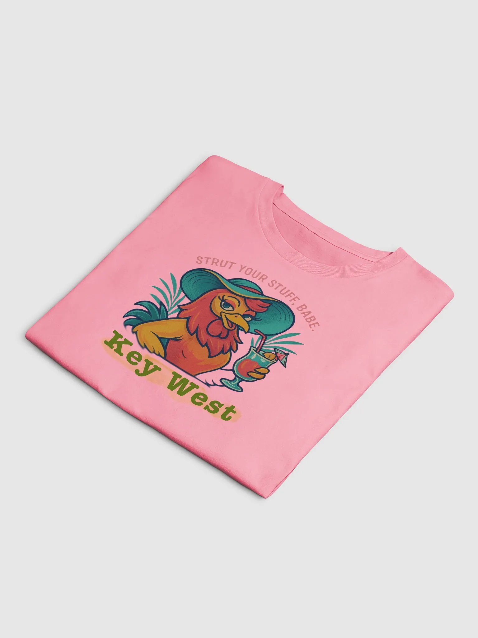 Key West Strut Your Stuff, Babe Rooster Ladies Crop Top product image (6)