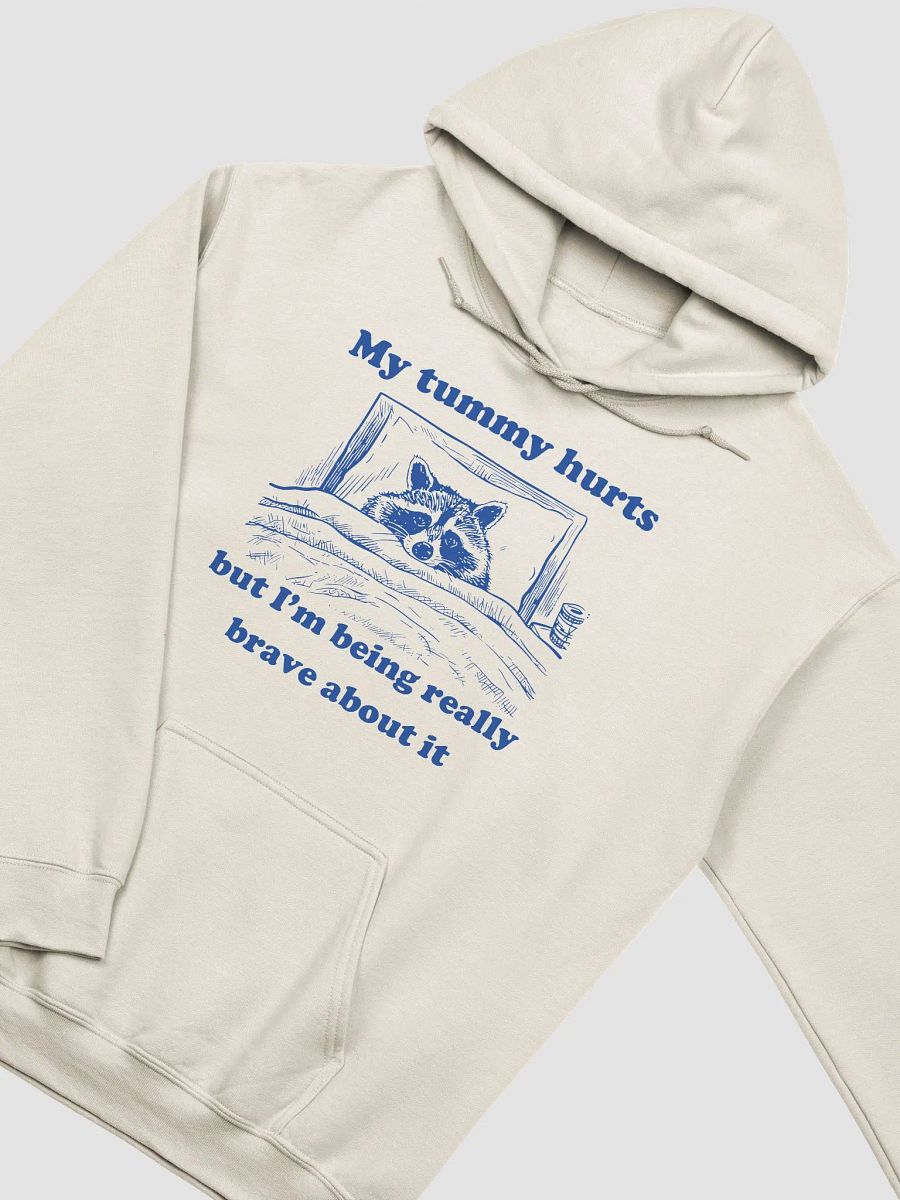 My tummy hurts raccoon Hoodie product image (5)